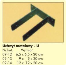 Uchwyt Metalowy “U” 9x9x20cm